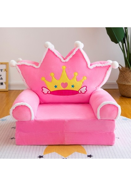 4 Katmanlı Çocuk Katlanır Peluş Çizgi Film Kanepe Çıkarılabilir, Yıkanabilir ve Açılabilir (Yurt Dışından)