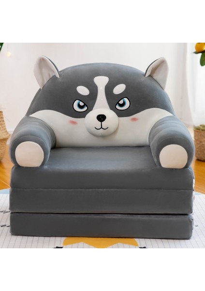 4 Katmanlı Çocuk Katlanır Peluş Çizgi Film Kanepe Çıkarılabilir, Yıkanabilir ve Açılabilir (Yurt Dışından)