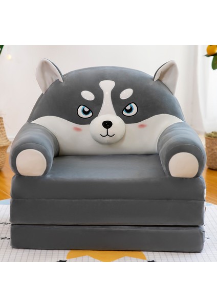 2 Katlı Çocuk Katlanır Peluş Çizgi Film Kanepe Çıkarılabilir ve Yıkanabilir Katlanabilir (Yurt Dışından)