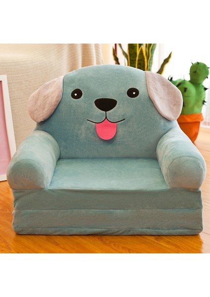 4 Katmanlı Çocuk Katlanır Peluş Çizgi Film Kanepe Çıkarılabilir, Yıkanabilir ve Açılabilir (Yurt Dışından)