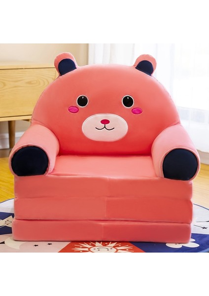 3 Katmanlı Çocuk Katlanır Peluş Çizgi Film Kanepe Çıkarılabilir, Yıkanabilir ve Açılabilir (Yurt Dışından)