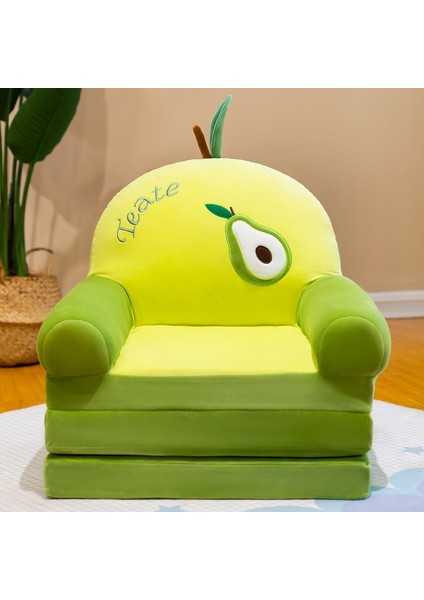 3 Katmanlı Çocuk Katlanır Peluş Çizgi Film Kanepe Çıkarılabilir, Yıkanabilir ve Açılabilir (Yurt Dışından)