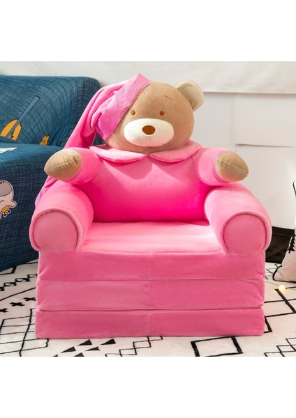 3 Katmanlı Çocuk Katlanır Peluş Çizgi Film Kanepe Çıkarılabilir, Yıkanabilir ve Açılabilir (Yurt Dışından)