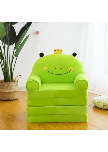 2 Katlı Çocuk Katlanır Peluş Çizgi Film Kanepe Çıkarılabilir ve Yıkanabilir Katlanabilir (Yurt Dışından)