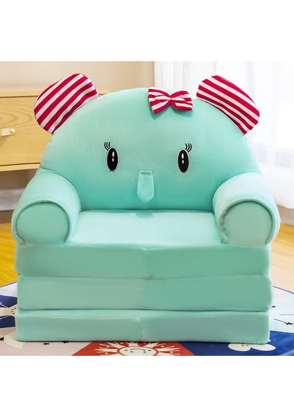 3 Katmanlı Çocuk Katlanır Peluş Çizgi Film Kanepe Çıkarılabilir, Yıkanabilir ve Açılabilir (Yurt Dışından)