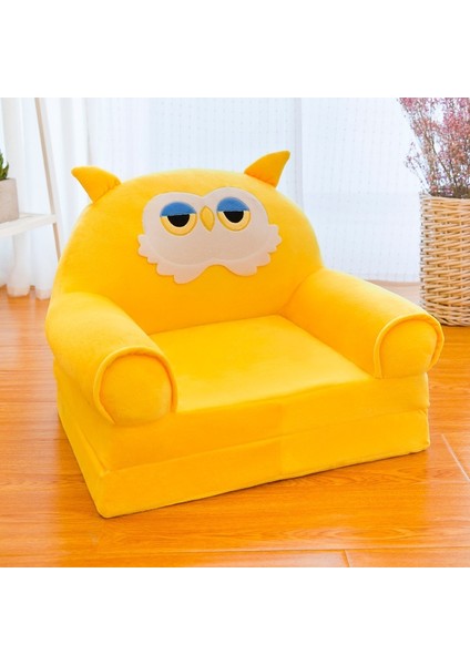 3 Katmanlı Çocuk Katlanır Peluş Çizgi Film Kanepe Çıkarılabilir, Yıkanabilir ve Açılabilir (Yurt Dışından)