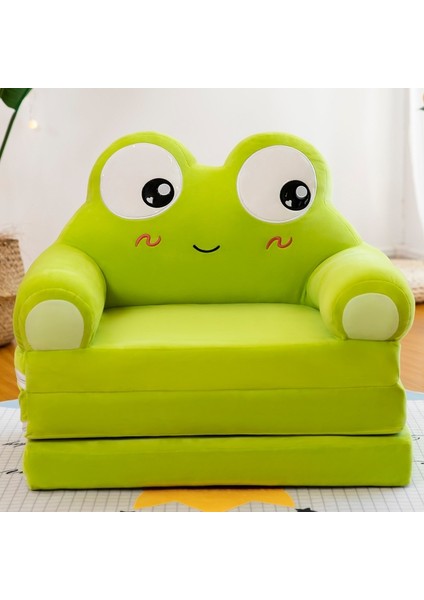 4 Katmanlı Çocuk Katlanır Peluş Çizgi Film Kanepe Çıkarılabilir, Yıkanabilir ve Açılabilir (Yurt Dışından)