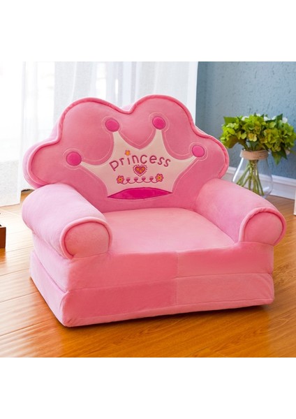 4 Katmanlı Çocuk Katlanır Peluş Çizgi Film Kanepe Çıkarılabilir, Yıkanabilir ve Açılabilir (Yurt Dışından)