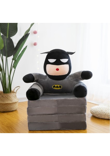 3 Katmanlı Çocuk Katlanır Peluş Çizgi Film Kanepe Çıkarılabilir, Yıkanabilir ve Açılabilir (Yurt Dışından)