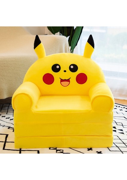 3 Katmanlı Çocuk Katlanır Peluş Çizgi Film Kanepe Çıkarılabilir, Yıkanabilir ve Açılabilir (Yurt Dışından)