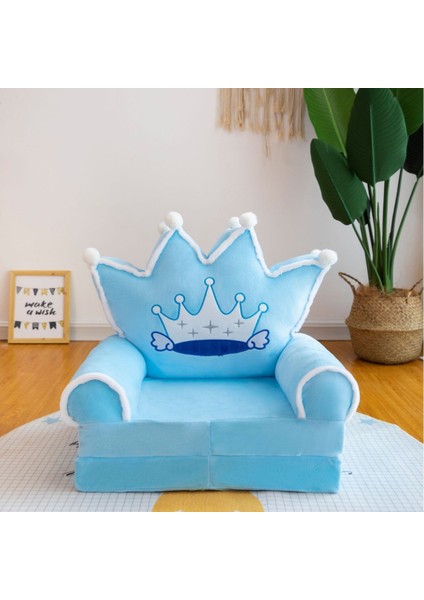 3 Katmanlı Çocuk Katlanır Peluş Çizgi Film Kanepe Çıkarılabilir, Yıkanabilir ve Açılabilir (Yurt Dışından)