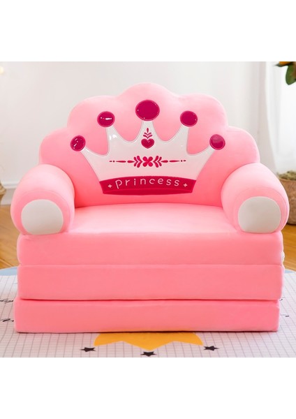 3 Katmanlı Çocuk Katlanır Peluş Çizgi Film Kanepe Çıkarılabilir, Yıkanabilir ve Açılabilir (Yurt Dışından)