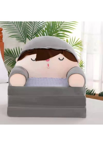 4 Katmanlı Çocuk Katlanır Peluş Çizgi Film Kanepe Çıkarılabilir, Yıkanabilir ve Açılabilir (Yurt Dışından)