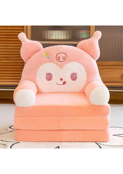 4 Katmanlı Çocuk Katlanır Peluş Çizgi Film Kanepe Çıkarılabilir ve Yıkanabilir ve Açılabilir (Yurt Dışından)