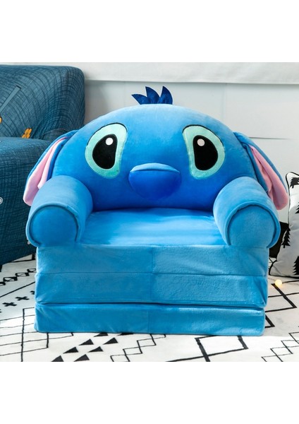 4 Katmanlı Çocuk Katlanır Peluş Çizgi Film Kanepe Çıkarılabilir, Yıkanabilir ve Açılabilir (Yurt Dışından)