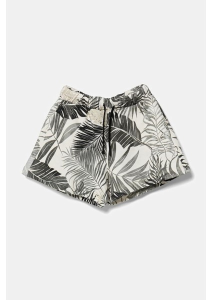 Desenli Pamuklu Regular Fit Normal Bel Short Kız Çocuk Short 35UJC903F