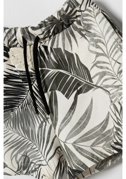 Desenli Pamuklu Regular Fit Normal Bel Short Kız Çocuk Short 35UJC903F modelleri