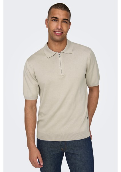 Onswyler Regular Fit Yarım Fermuarlı Polo Yaka T Shirt Erkek Polo Yaka T Shirt 22028606