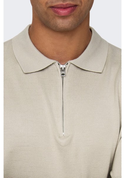Onswyler Regular Fit Yarım Fermuarlı Polo Yaka T Shirt Erkek Polo Yaka T Shirt 22028606