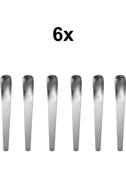 6 Adet Çelik 17,5 cm Tatlı ve Dondurma Kaşığı MT160BY-6