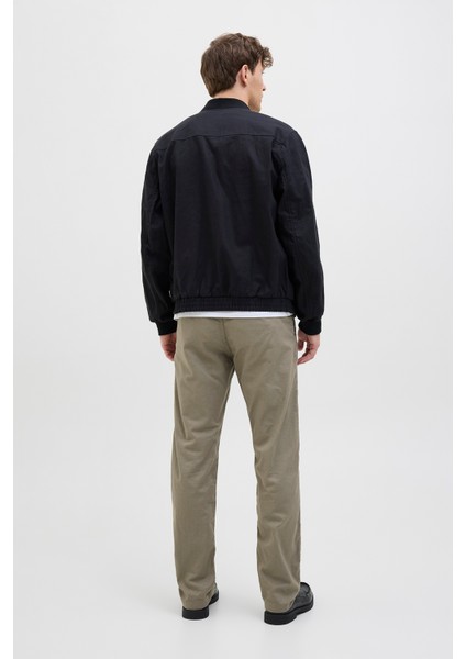 Pamuk ve Keten Karışımlı Relaxed Fit Normal Bel Pantolon Erkek Pantolon 12274977 indirimleri