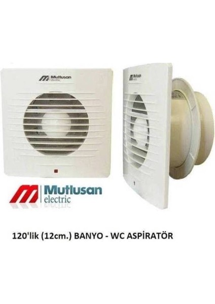 120LIK Aspiratör (Banyo/wc) Mutlusan