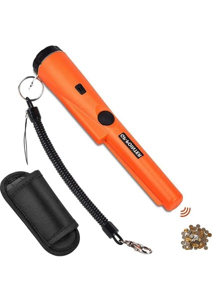 Metal Bulucu-Dedektörü 360° Hassas Tarama LED El Fener Taşınabilir Kılıflı Profesyonel + Pil Hediye fiyatları