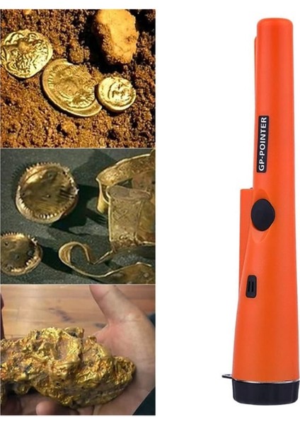 Metal Bulucu-Dedektörü 360° Hassas Tarama LED El Fener Taşınabilir Kılıflı Profesyonel + Pil Hediye modelleri