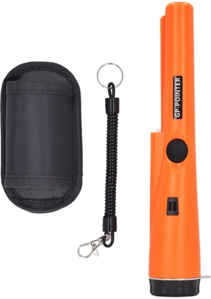 Metal Bulucu-Dedektörü 360° Hassas Tarama LED El Fener Taşınabilir Kılıflı Profesyonel + Pil Hediye fırsatları