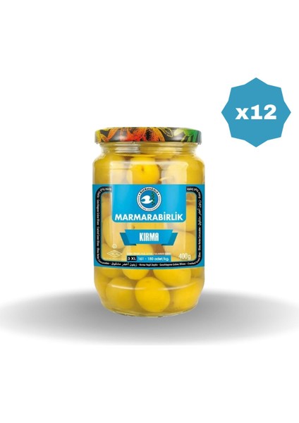 Zeytin Yeşil 161-180 Kırma 400 gr - (12 Adet)