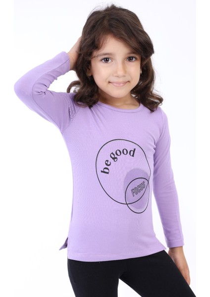 Kız Çocuk Baskılı Tişört