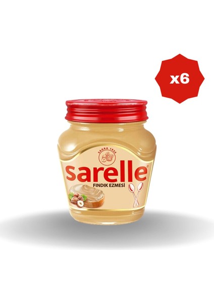 Sade Fındık Ezmesi 350 gr - (6 Adet)