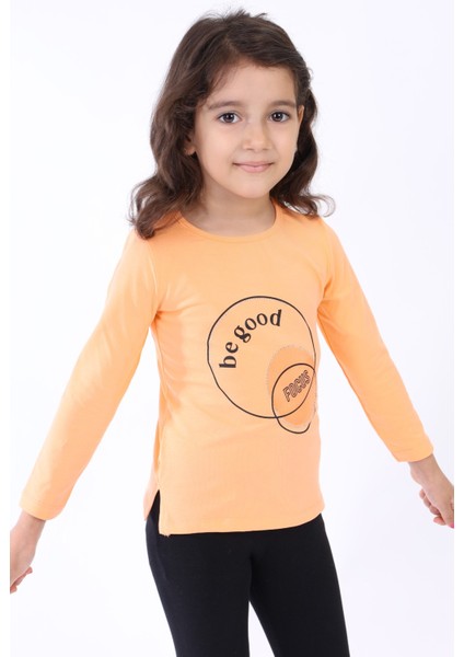 Kız Çocuk Baskılı Tişört