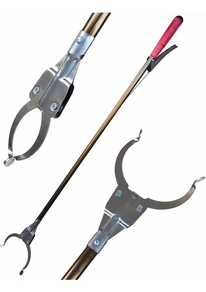 Akrep Çöp ve Atık Toplama Aparatı Maşası Düz Model Komple Metal Üretim