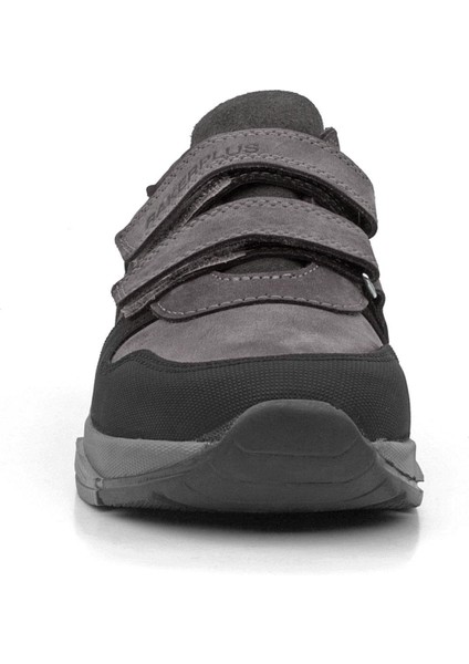 Hakiki Deri Gri Çocuk Sneakers Spor Ayakkabı fırsatları