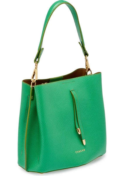 Yeşil Hakiki Deri Kadın Omuz Çantası - S24K1BC80285-J25 fiyatları