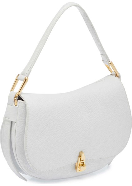 Beyaz Hakiki Deri Kadın Çapraz Askılı Çanta - S25Y1BC80135-B69 fiyatları