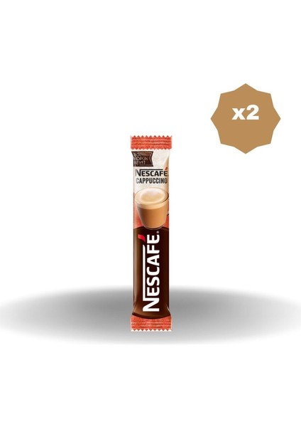 Şekerli Cappucino 24'lü 14 gr x 2 Adet