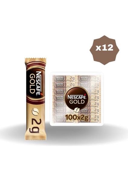 Gold 100 x 2 gr x 12 Adet