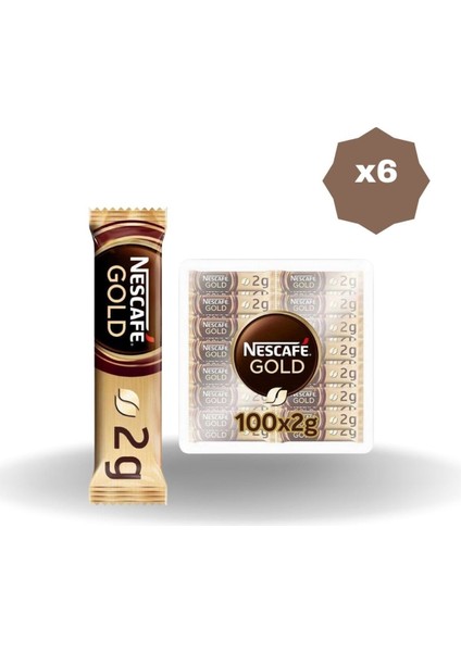Gold 100 x 2 gr x 6 Adet