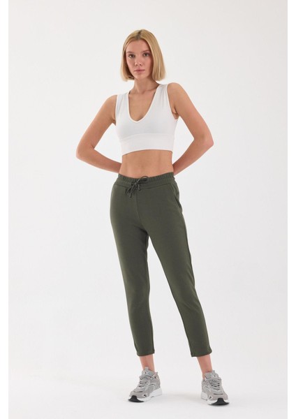 Kadın Beli Lastikli Jogger Pantolon
