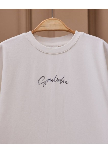 Kız Pul Detaylı Yelek Tshirt Şort Etek Takım