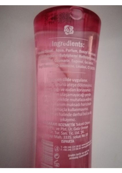 Gülsarayı Gül Kolonyası 360 ml