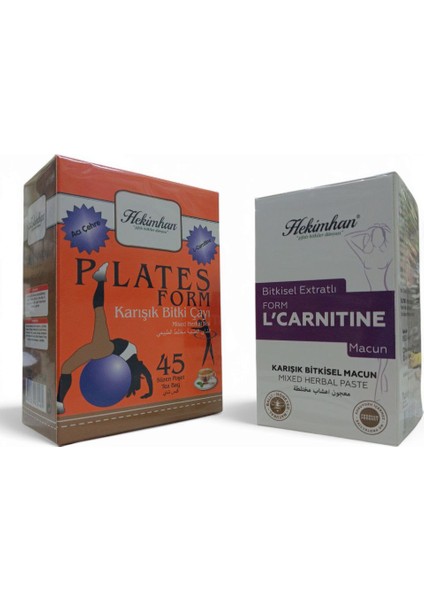 L'carnitineli Detoks Form Seti Pilates Form Çay 45 Li & L'carnite Macun 420 gr fiyatları
