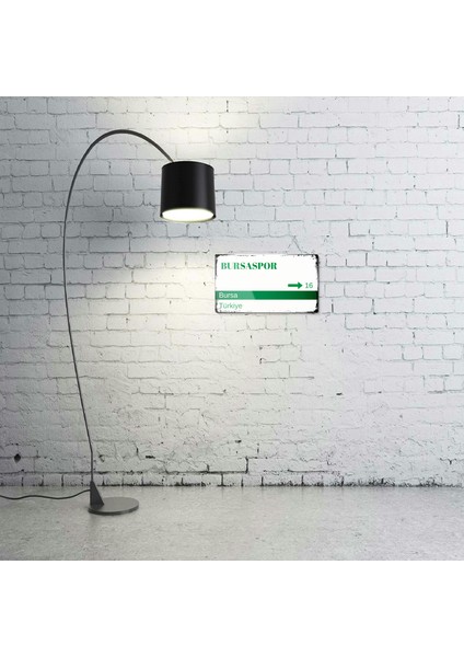 Bursaspor Metal Posteri - Sokak Tabelası Görünümlü Parlak Tablo / Eskitme fiyatları
