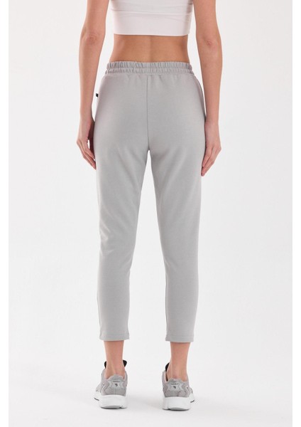 Kadın Beli Lastikli Doubleface Kumaş Jogger Pantolon