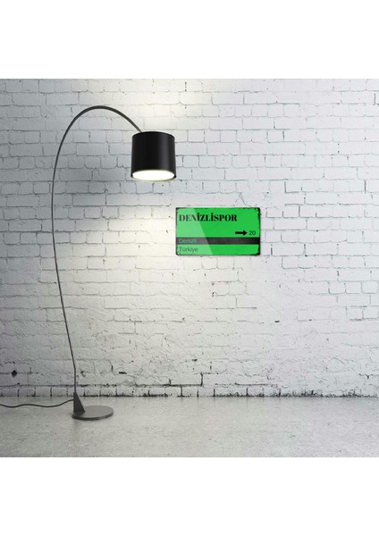 Denizlispor Metal Posteri - Sokak Tabelası Görünümlü Parlak Tablo / Eskitme fiyatları