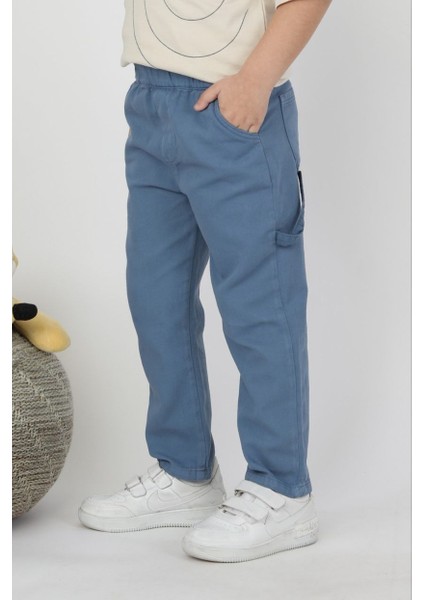Erkek Mevsimlik Gabardin Pantolon Tshirt Takım