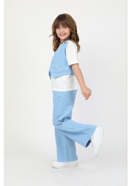 Kız Yelekli 3 Lü Takım