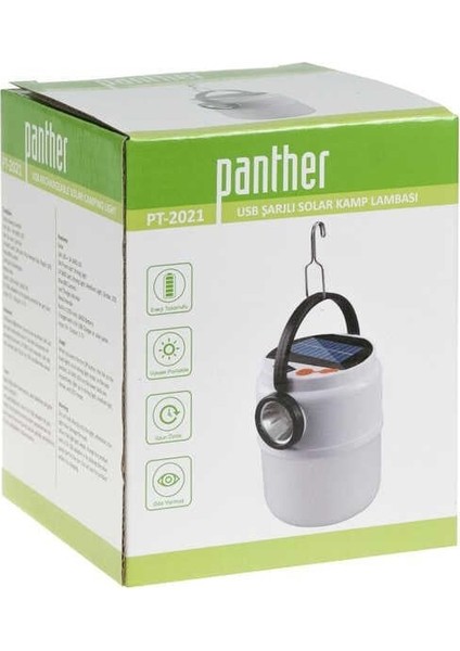 PT-2021 USB Şarjlı Solar Kamp Lambası modelleri